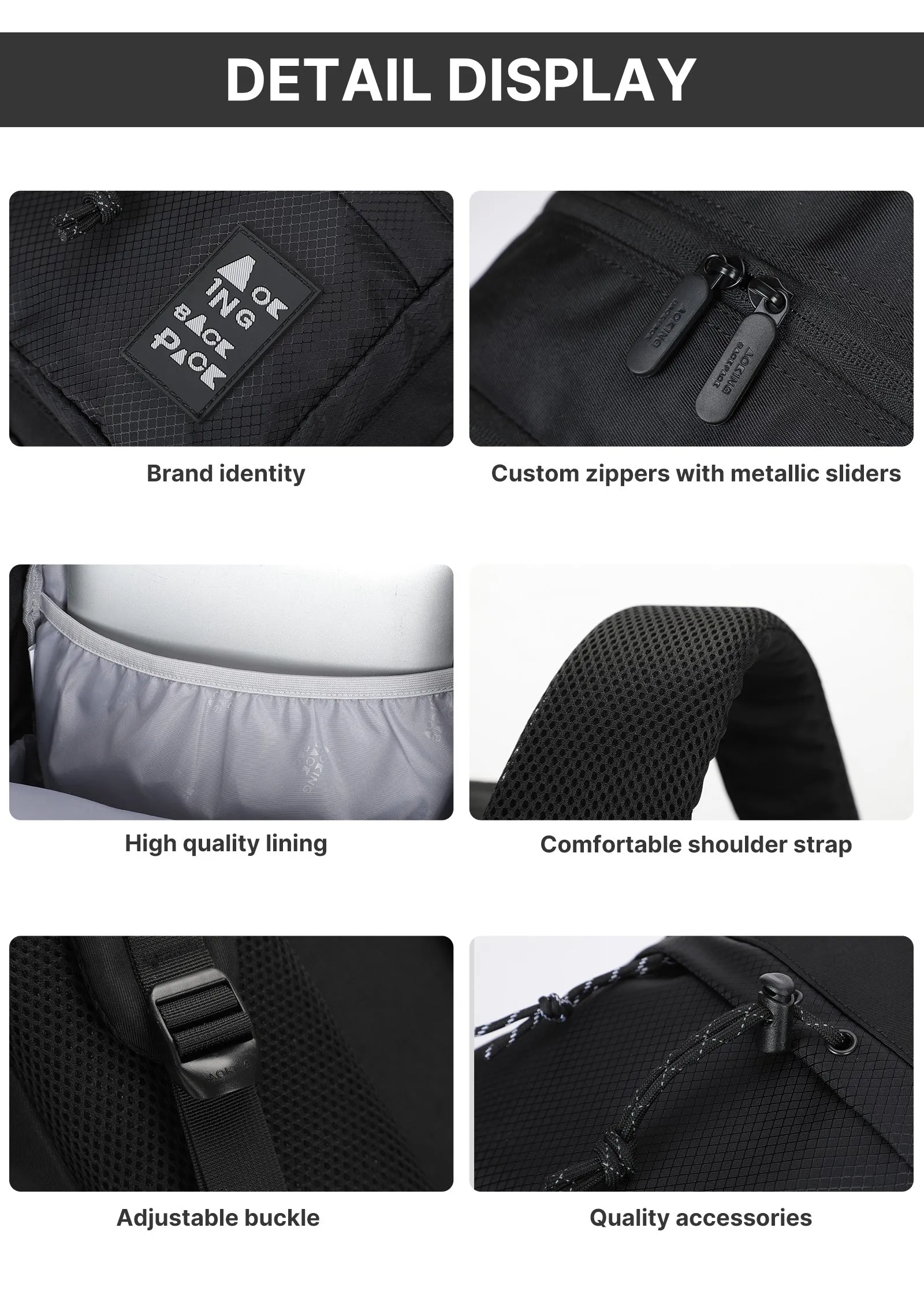 Aoking Backpack Casual Backpack Student Bag XN3569-5