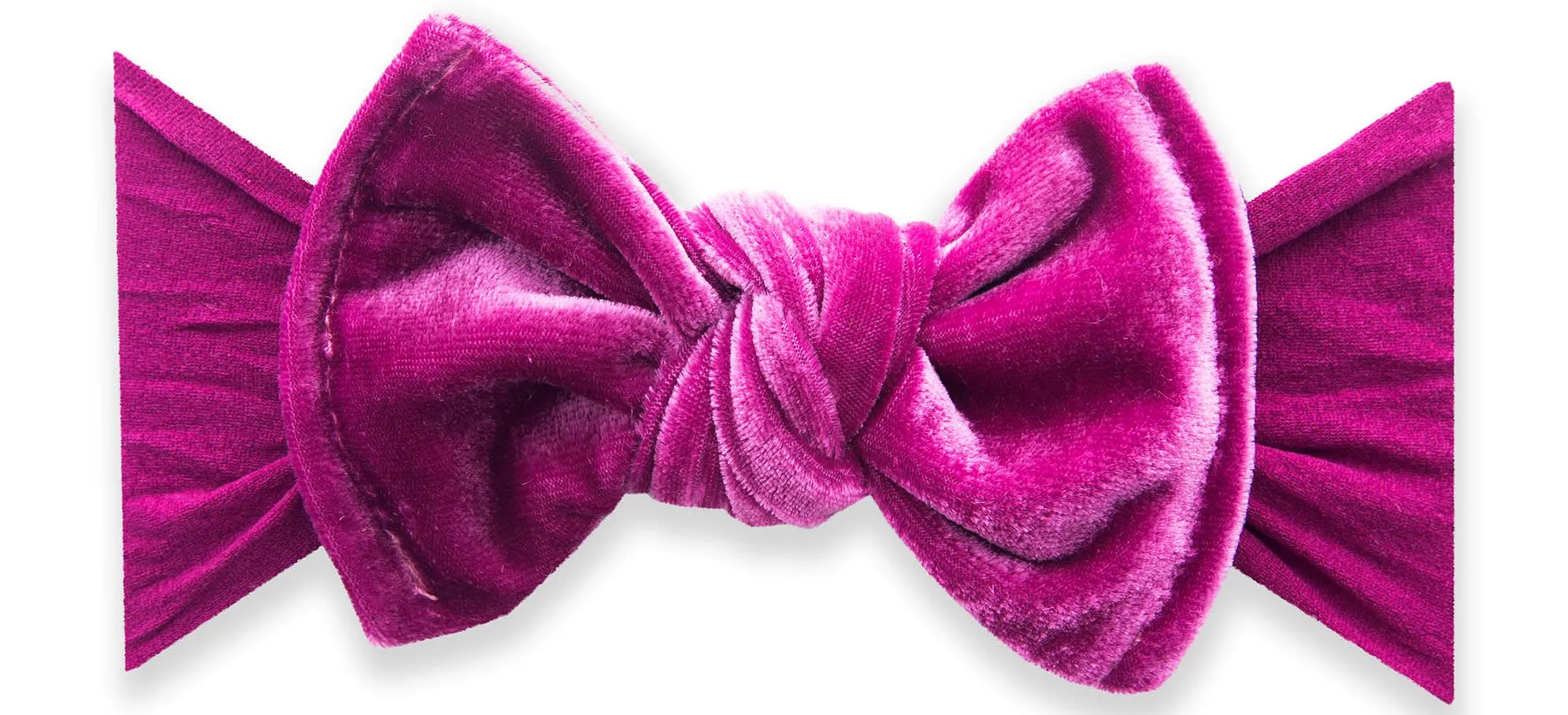 Baby Bling Rouge Velvet Knot Headband