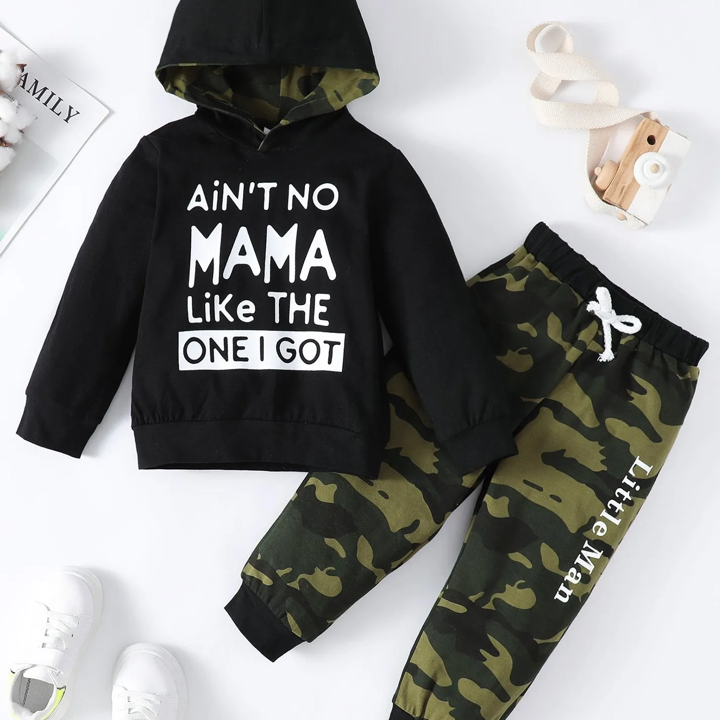 Boys' Hooded Sweatshirt & Sweatpant Set