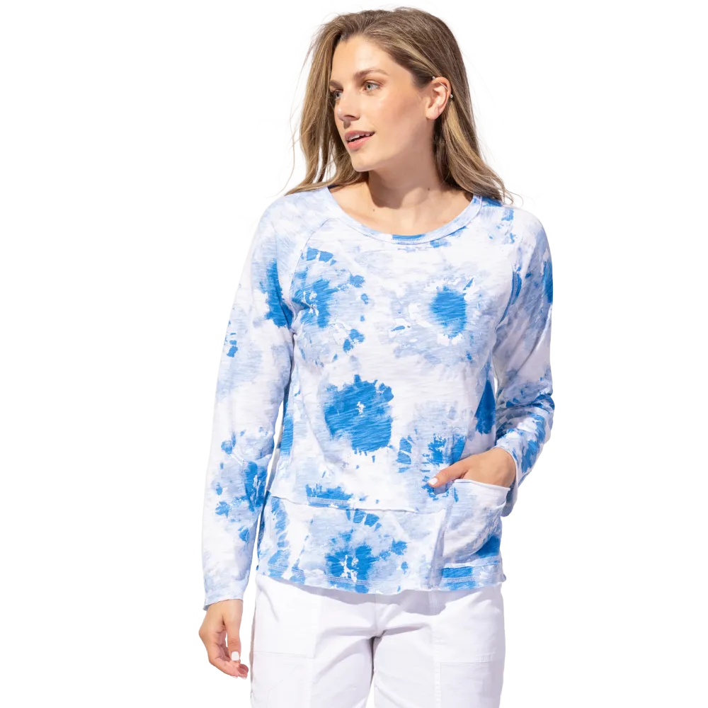 Escape Tye Dye Top - Blue