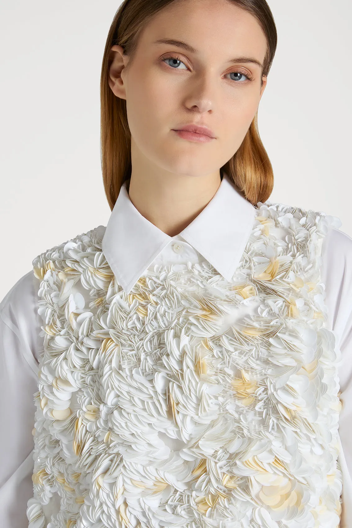 FLORAL INSPIRED GLIMMER TOP