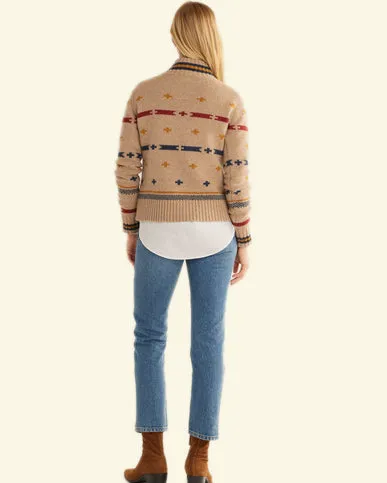 Hallie Merino V-Neck Wool Sweater by Pendleton