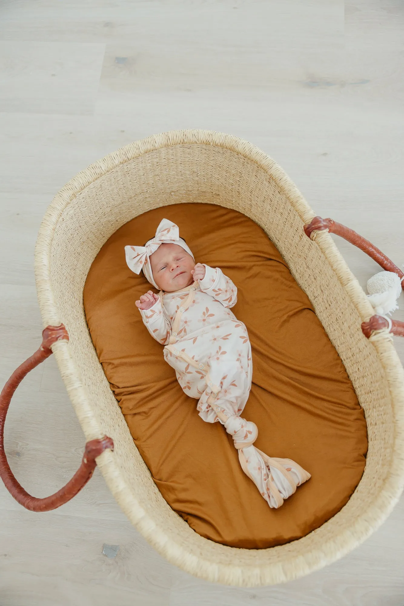 Newborn Knotted Gown - Rue
