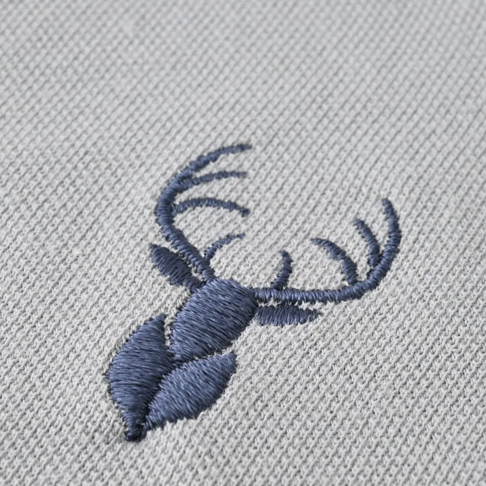 Polo Republica Men's Deer & PR Mallets Embroidered Short Sleeve Polo Shirt