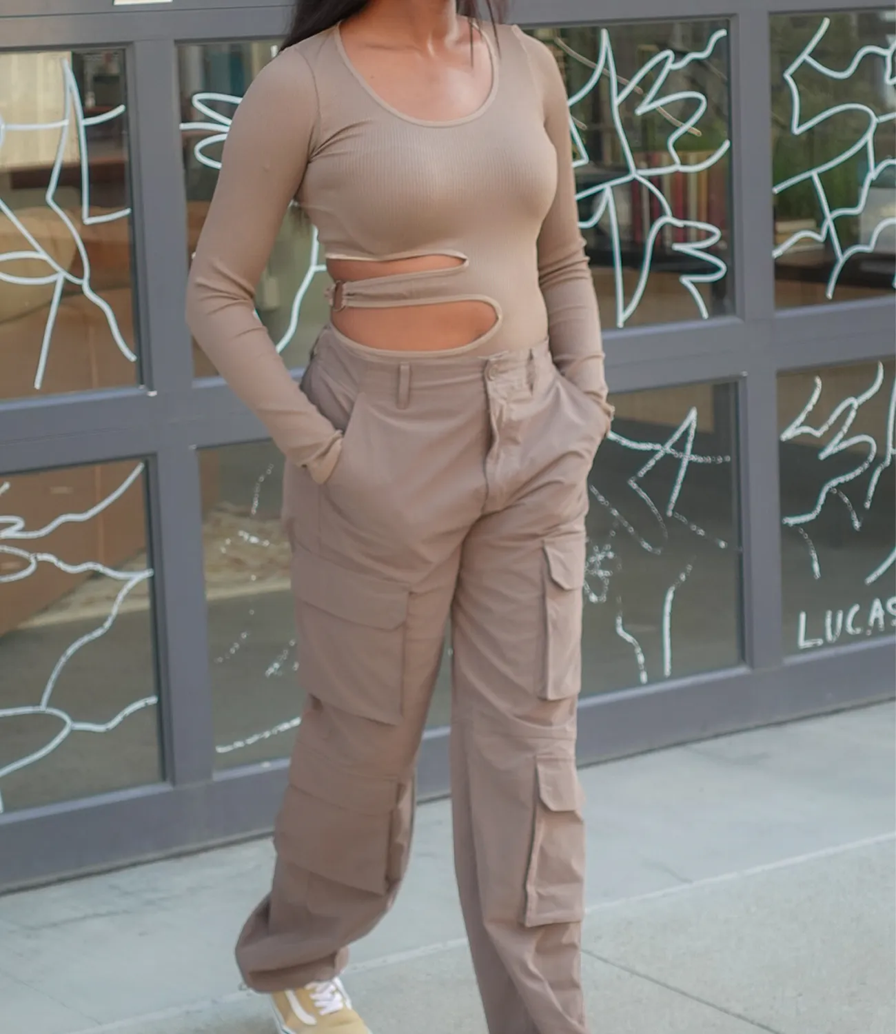 Ready To Roll Cargo Pants(Mocha)