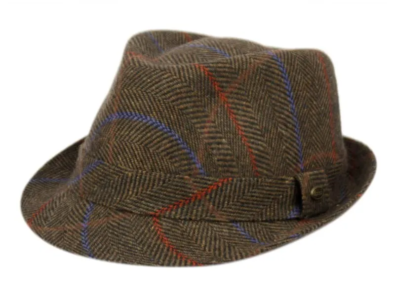 Short Brim Wool Fedora by Funky Junque