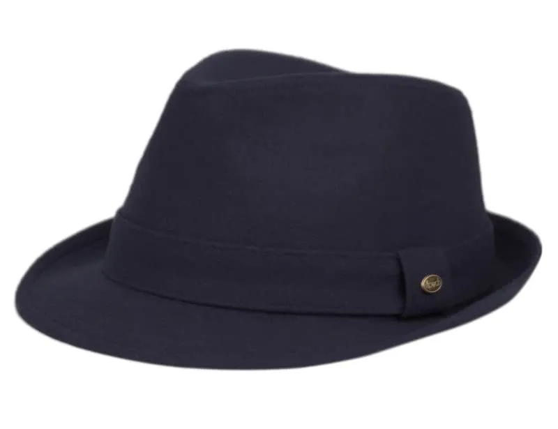 Short Brim Wool Fedora by Funky Junque