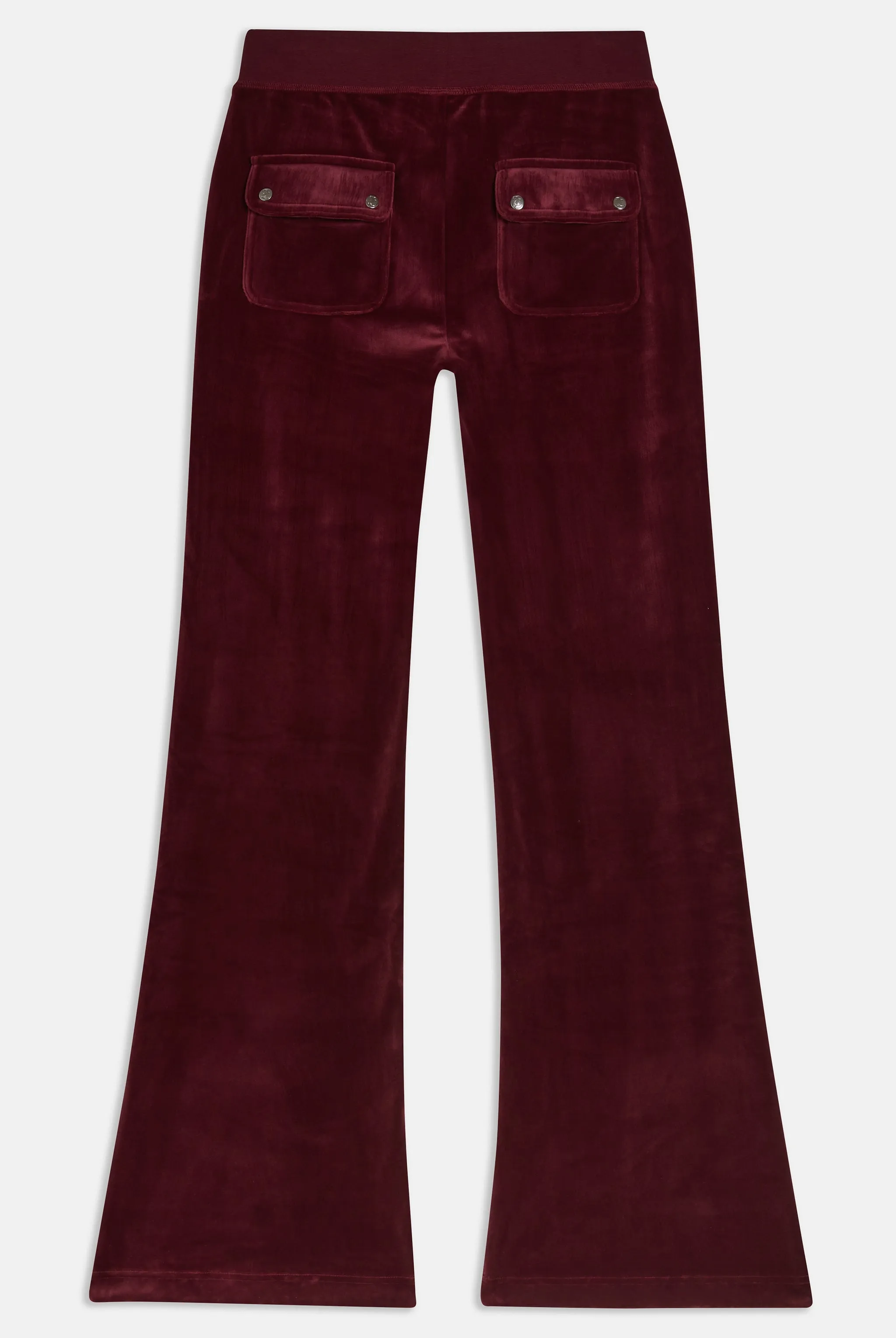TAWNY PORT LOW RISE VELOUR TRACK PANTS