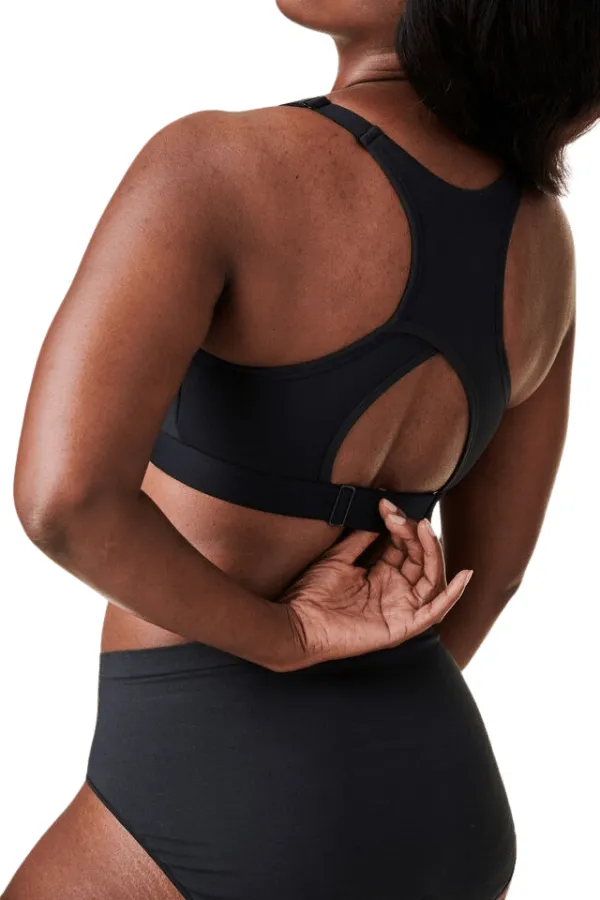 Tranquil Maternity & Nursing Low Impact Sports Bra - Black