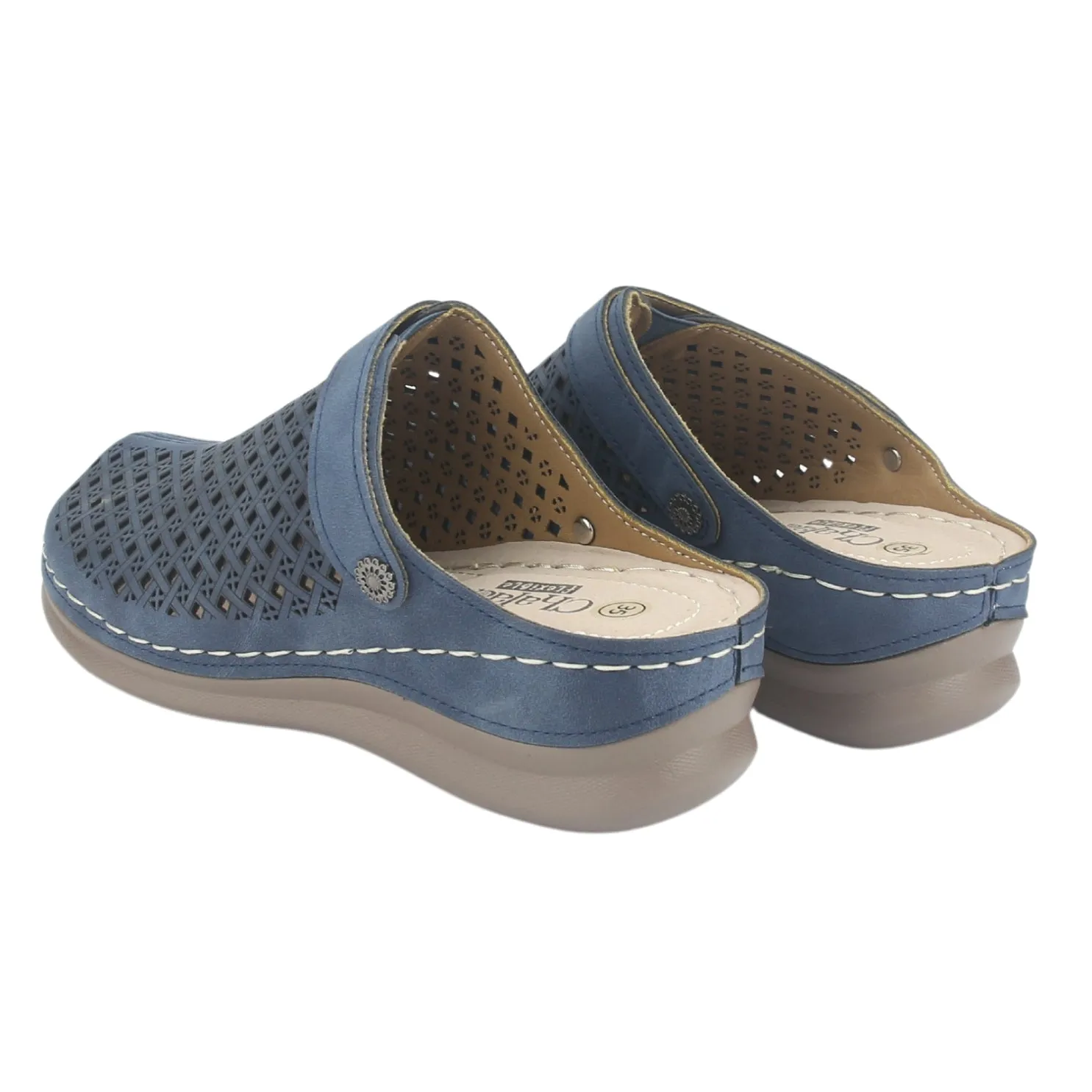 Zapato Chalada Mujer Musa-3 Azul Casual